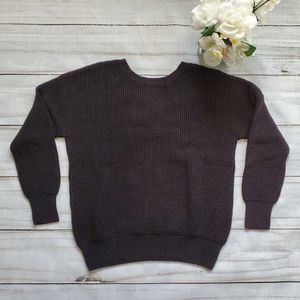 Women's Black Pullover Sweater